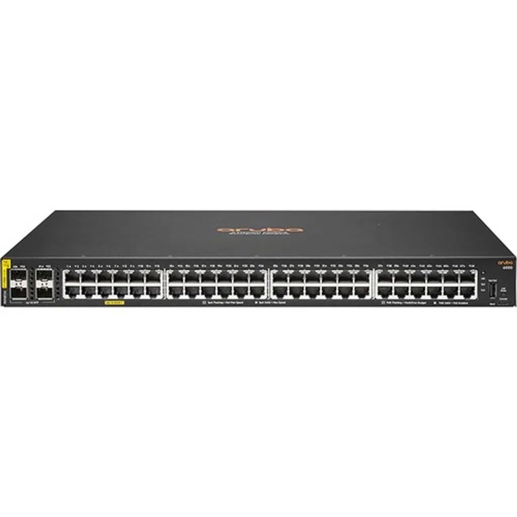 HPe Aruba 6000 R8N85A 48G Poe 4sfp 370W Switch HPe Aruba 6000 R8N85A 48G Poe 4sfp 370W Switch